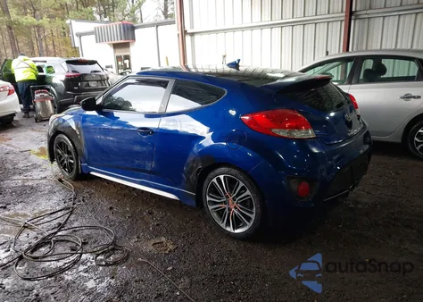 2016 Hyundai Veloster Turbo R-Spec from USA, damaged, VIN KMHTC6AE0GU257983